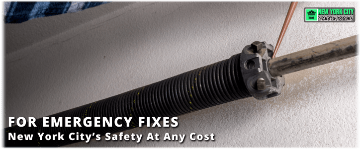 Broken Garage Door Spring New York City